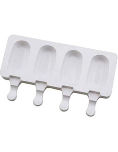 Moldes de Silicona para Paletas Aeyistry 4 Cavidades con Tapa 2