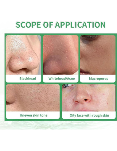 Mascarilla de Arcilla de Tomate Verde Jgppe 2PCS - Limpieza Profunda