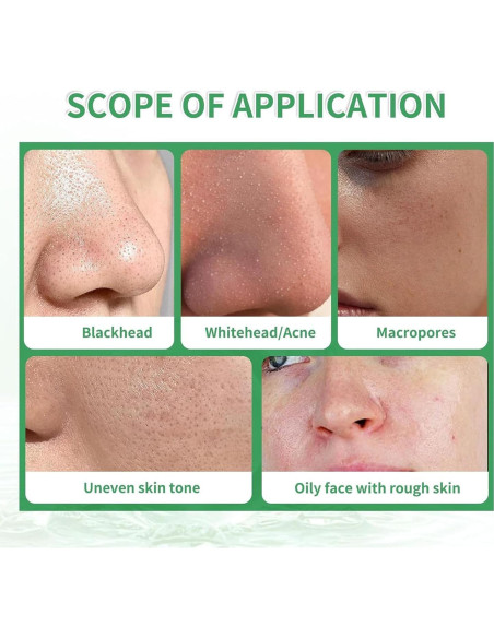 Mascarilla de Arcilla de Tomate Verde Jgppe 2PCS - Limpieza Profunda