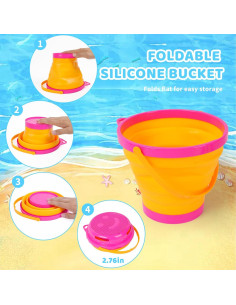 Juego de Juguetes de Playa Plegables Oun Nana - 13 Piezas 2