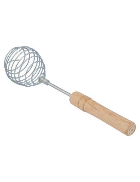 Batidor de Alambre OFXDD Acero Inoxidable Mango Madera