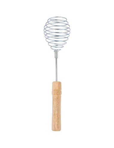 Batidor de Alambre OFXDD Acero Inoxidable Mango Madera