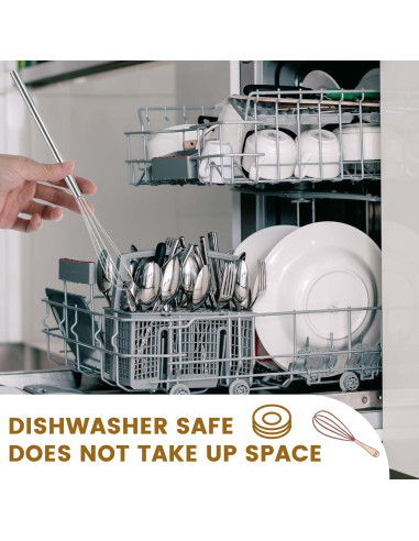 Mini Batidor de Acero Inoxidable Xthrotsenk 26.5 cm