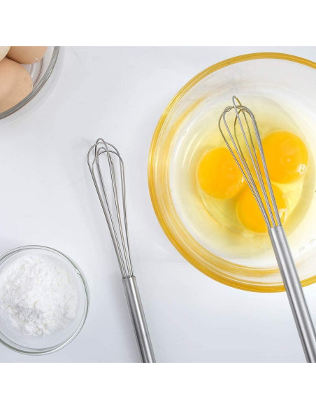 Batidor de Huevo Inoxidable Tafond 2 Pcs 22.35 cm