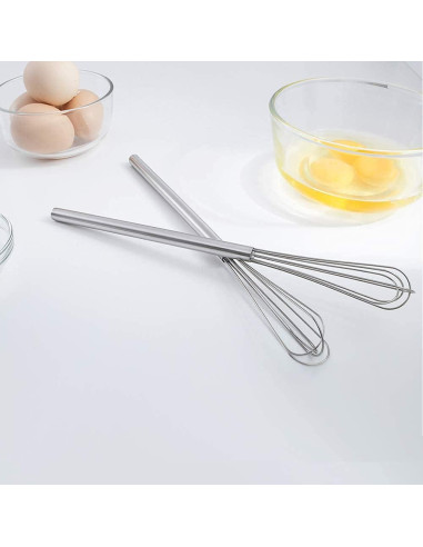 Batidor de Huevo Inoxidable Tafond 2 Pcs 22.35 cm