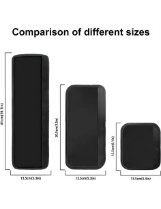 Juego de 6 fundas para manijas NETILGEN flor marrón 2