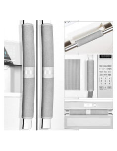 Cubiertas para Manijas de Refrigerador Miss.Silk 5PCS Gris