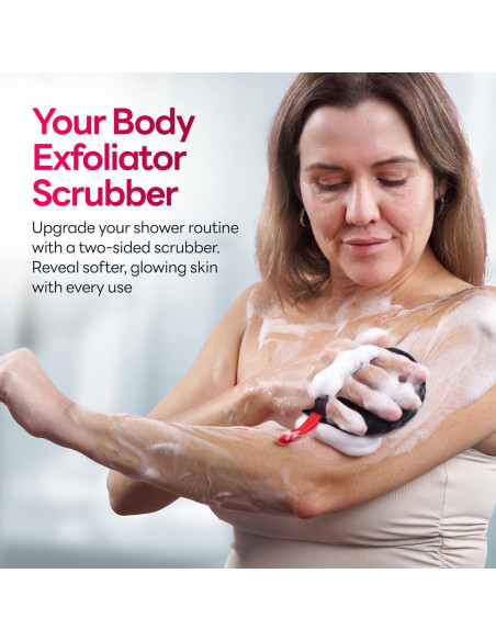 Esponja Exfoliante Corporal Caveem - Suave y Áspera, 2 Piezas