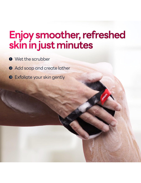 Esponja Exfoliante Corporal Caveem - Suave y Áspera, 2 Piezas