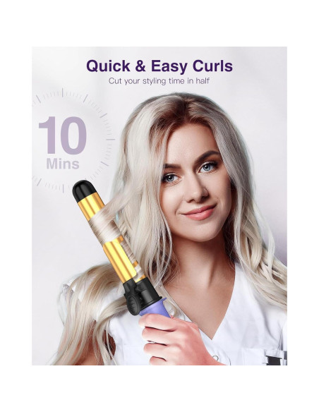 Plancha de Rizar Automática ZAVAREA 1.25" Doble Voltaje Plancha de Rizar Automática ZAVAREA 1.25" Doble Voltaje