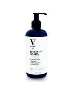 Champú Sin Sulfatos Videri 340g Queratina Menta Árbol de Té