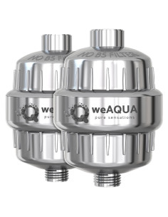 Filtro de Ducha WeAQUA 2 Pack Alta Resistencia 99% Remoción