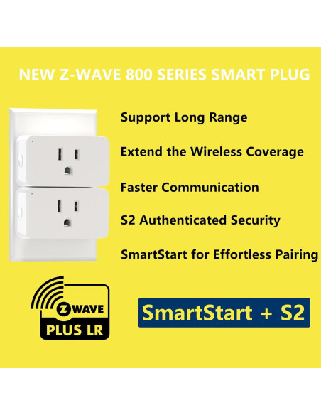 Enchufe Inteligente Z-Wave Minoston MP31Z, 15A, 396m