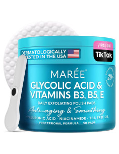 Almohadillas Exfoliantes Glicólico MAREE - 50 Unidades