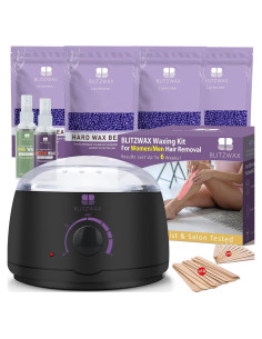 Kit de Depilación BLITZWAX Cera Brasileña y Bikini 28 Acc.