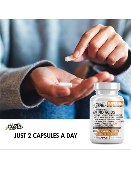 Suplemento Aminoácidos Clean Nutraceuticals 45g Suplemento Aminoácidos Clean Nutraceuticals 45g