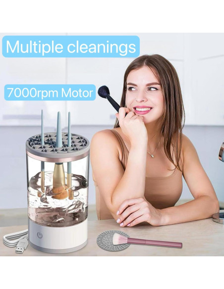 Limpiador Eléctrico de Brochas Sqsxgz - Portátil y Eficiente