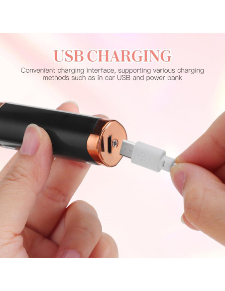 Rizador de Pestañas Eléctrico Healeved Recargable USB 3 Modos