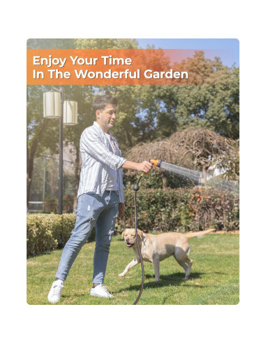 Carrete de Manguera de Jardín Ayleid 39,62 m Montaje Pared