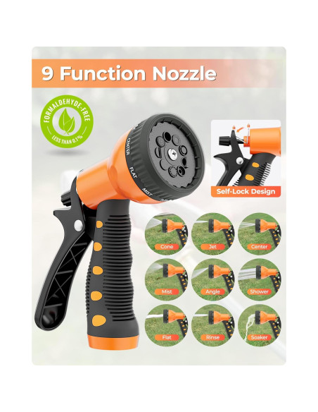 Carrete de Manguera de Jardín Ayleid 39,62 m Montaje Pared