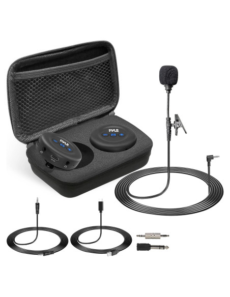 Transmisor Receptor Inalámbrico Pyle PDWMU20 3.5mm AUX