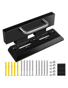 Bloqueo de Puerta de Seguridad Pinkmiumiu Negro 1,27 kg