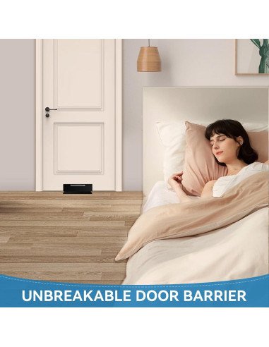 Bloqueo de Puerta de Seguridad Pinkmiumiu Negro 1,27 kg