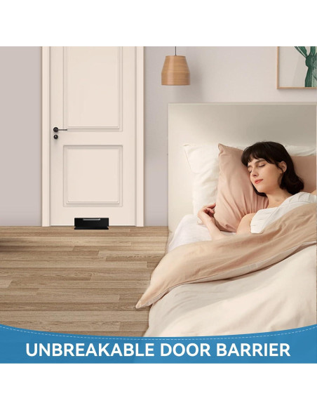 Bloqueo de Puerta de Seguridad Pinkmiumiu Negro 1,27 kg