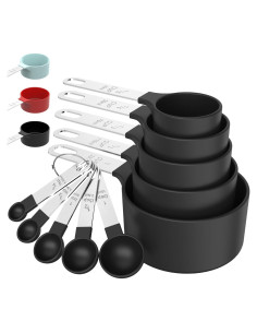 Juego de Tazas y Cucharas Medidoras TILUCK Acero Inoxidable