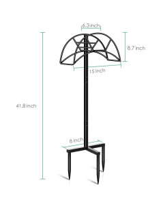 Soporte para Manguera de Jardín TomCare Metal Desmontable 2