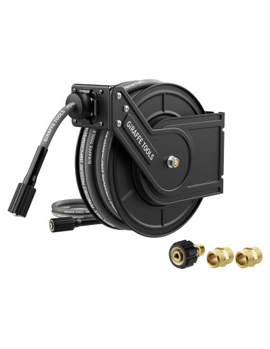 Carrete de Manguera Giraffe Tools 60ft Acero 4000 PSI