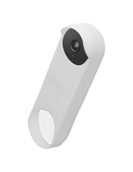 Funda de Silicona kwmobile para Google Nest Doorbell Blanca