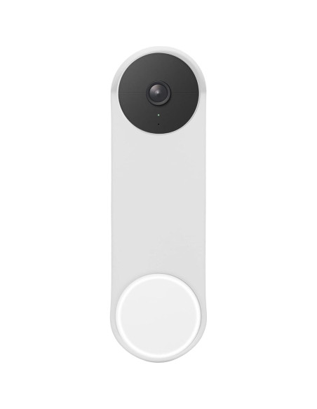 Funda de Silicona kwmobile para Google Nest Doorbell Blanca