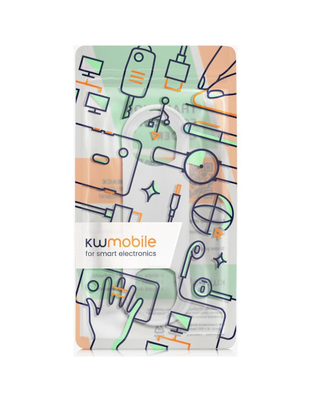 Funda de Silicona kwmobile para Google Nest Doorbell Blanca