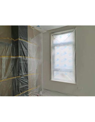 Cinta y película enmascarar Sanian 22" x 82 pies 20 rollos