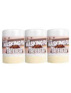 Película de Enmascarar TAPEBEAR 550 mm x 20 m 3 Rollos