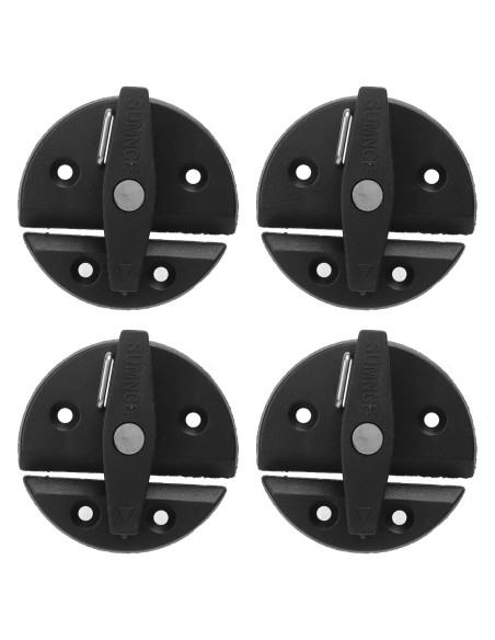 Cerradura de Botón Giratorio BYERZ para Gabinete Marino - 4 Juegos