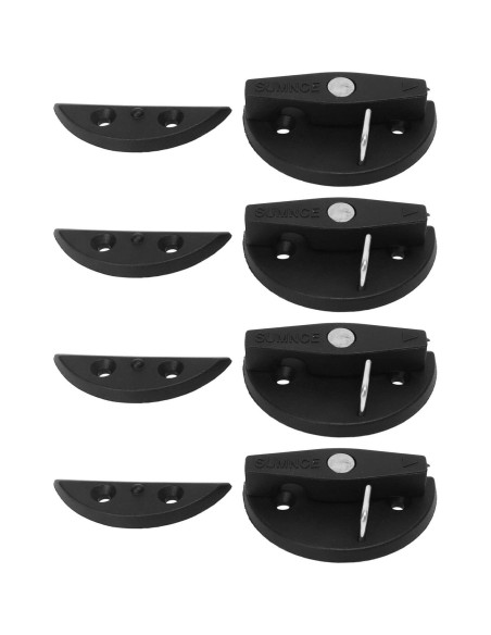 Cerradura de Botón Giratorio BYERZ para Gabinete Marino - 4 Juegos