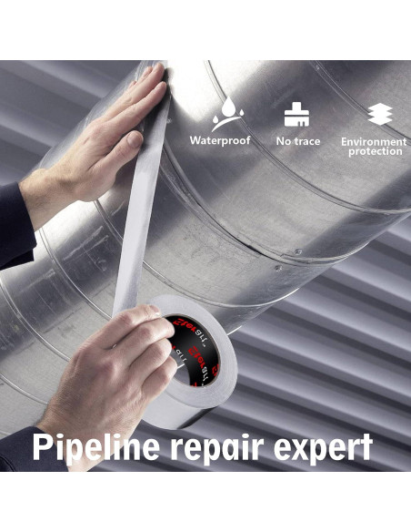 Cinta de Ducto de Aluminio Eterart 5 cm x 18.3 m Alta Temperatura