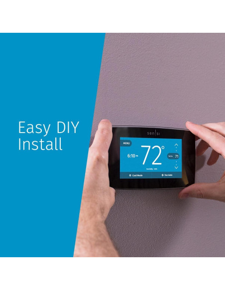 Termostato Inteligente Emerson Sensi Touch Wi-Fi Negro ST75