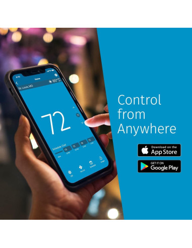 Termostato Inteligente Emerson Sensi Touch Wi-Fi Negro ST75
