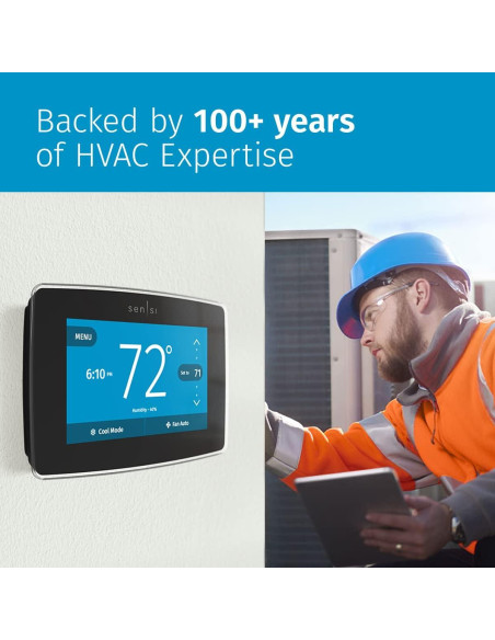 Termostato Inteligente Emerson Sensi Touch Wi-Fi Negro ST75