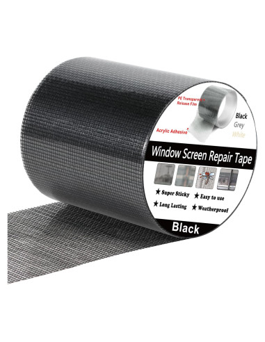 Cinta de Reparación de Pantallas Wohohoho 7,6 m Negra