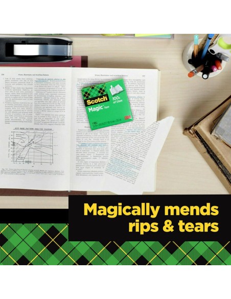 Cinta Mágica Scotch 6 Rollos 1.9 cm x 254 cm Invisible