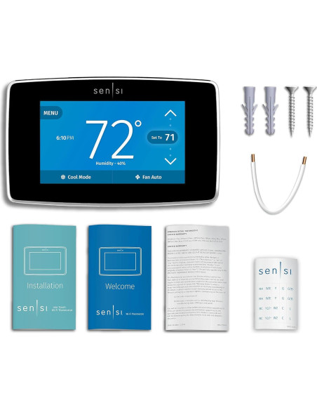 Termostato Inteligente Emerson Sensi Touch Wi-Fi Negro ST75