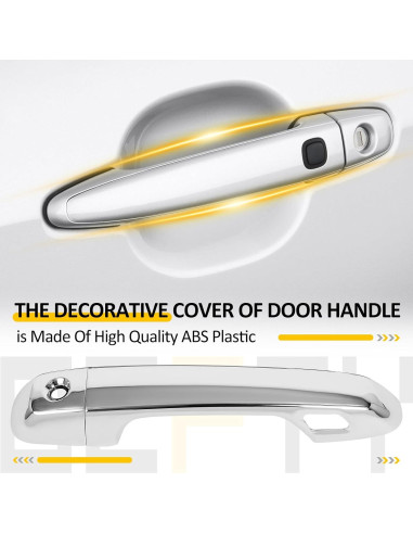 Cubiertas de Manijas de Puerta OCPTY 4 Piezas Toyota Highlander 2008-2013