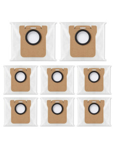 8 Bolsas de Polvo TIPOPOM para Aspiradora Dreametch L20 Ultra
