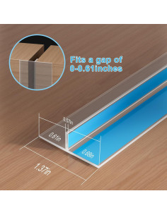 Tapón de Draft Greymond Silicona 1.04m x 0.35m Transparente 2