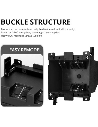 Caja eléctrica de 2 bandas TOMSHIELE 25 pulgadas cúbicas