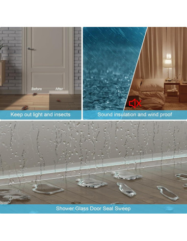 Tapón de Draft Greymond Silicona 1.04m x 0.35m Transparente